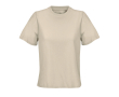 Dames T-shirt biologisch katoen, moderne pasvorm 150 g/m² kleur nude