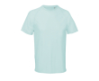 Ademend T-shirt van gerecycled polyester SOL'S kleur gewassen blauw
