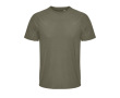 Ademend T-shirt van gerecycled polyester SOL'S kleur miliair groen