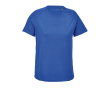 Ademend dames-T-shirt van gerecycled polyester SOL'S kleur koningsblauw