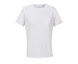 Ademend dames-T-shirt van gerecycled polyester SOL'S kleur wit