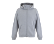 Unisex katoenen hoodie met rits 450 g/m² SOL'S LEGACY kleur lichtgrijs