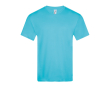 Gepersonaliseerde 100% katoenen t-shirt 150 g/m2 SOL'S Victory kleur pastel blauw