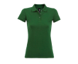Zeefdruk polo's voor dames van 180 g/m2 katoen SOL'S Perfect Women kleur donkergroen