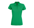 Zeefdruk polo's voor dames van 180 g/m2 katoen SOL'S Perfect Women kleur smaragdgroen