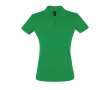 Zeefdruk polo's voor dames van 180 g/m2 katoen SOL'S Perfect Women kleur groen