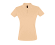 Zeefdruk polo's voor dames van 180 g/m2 katoen SOL'S Perfect Women kleur zand