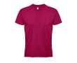Gepersonaliseerde unisex 100% katoenen T-shirt 190 g/m2 SOL'S Imperial kleur gemarmerd rood