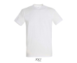 Gepersonaliseerde unisex 100% katoenen T-shirt 190 g/m2 SOL'S Imperial kleur ivoor