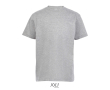 Kinder T-shirt met logo 100% katoen 190 g/m2 SOL'S Imperial kleur gemarmerd grijs