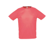 Ademend polyster t-shirt 140 g/m2 SOL'S Sportive kleur neon roze
