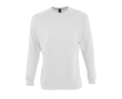 Sweatshirt met zeefdruk van 280 g/m2 katoen en polyester SOL'S New Supreme kleur lichtgrijs gemarmerd