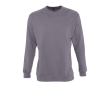 Sweatshirt met zeefdruk van 280 g/m2 katoen en polyester SOL'S New Supreme kleur taupe grijs