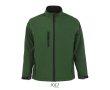 Polyester softshell jas bedrukken SOL'S Relax 340 g/m2 kleur donkergroen
