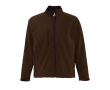 Polyester softshell jas bedrukken SOL'S Relax 340 g/m2 kleur donker bruin