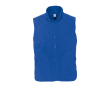 Polyester unisex fleece vest bedrukken met rits 320 g/m2 SOL'S Norway kleur koningsblauw
