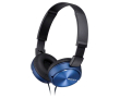 Compacte bedrade koptelefoon om te personaliseren Sony MDR-ZX310 kleur blauw