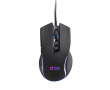 Gamingmuis met gameknoppen en 8 verlichtingsmodus kleur zwart
