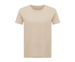 Dames T-shirt van gerecycled katoen, slim fit, 160 g/m2 Iqoniq kleur lichtbruin