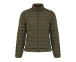 Gewatteerd damesjack gerecycled polyester, casual fit – IQONIQ Maiko kleur khaki