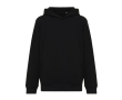 Kinderhoodie van gerecycled katoen 280 g/m² Iqoniq kleur zwart
