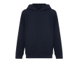 Kinderhoodie van gerecycled katoen 280 g/m² Iqoniq kleur marineblauw