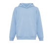 Kinderhoodie van gerecycled katoen 280 g/m² Iqoniq kleur cyaan blauw