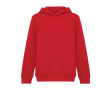 Kinderhoodie van gerecycled katoen 280 g/m² Iqoniq kleur rood