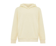 Kinderhoodie van gerecycled katoen 280 g/m² Iqoniq kleur lichtgeel