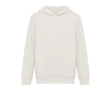 Kinderhoodie van gerecycled katoen 280 g/m² Iqoniq kleur gebroken wit