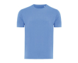 Unisex slim fit T-shirt van gerecycled katoen 160 g/m² Iqoniq kleur gewassen blauw