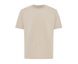 Unisex T‑shirt gerecycled katoen, modern fit 220 g/m² – IQONIQ Nikko kleur camel
