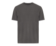 Unisex T‑shirt gerecycled katoen, modern fit 220 g/m² – IQONIQ Nikko kleur mat zilver