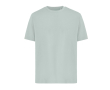 Unisex T‑shirt gerecycled katoen, modern fit 220 g/m² – IQONIQ Nikko kleur olijfgroen