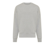Oversized sweatshirt van ecokatoen 340 g/m2 Iqoniq Kruger kleur lichtgrijs