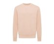 Unisex sweater van gerecycled katoen, slim fit, 280 g/m2 Iqoniq kleur rose paztel
