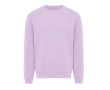 Unisex sweater met ronde hals en fleece modern fit 340 g/m² Iqoniq Torla kleur lila