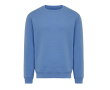 Unisex sweater met ronde hals en fleece modern fit 340 g/m² Iqoniq Torla kleur bondi blauw