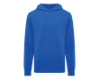 Unisex hoodie van gerecycled katoen met capuchon 280 g/m² Iqoniq kleur koningsblauw