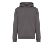 Unisex hoodie met geborstelde fleece 340 g/m2 Iqoniq Joshua kleur mat zilver