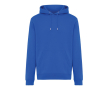 Unisex hoodie met geborstelde fleece 340 g/m2 Iqoniq Joshua kleur koningsblauw