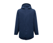 Unisex waterdichte gewatteerde jas modern fit 95 g/m² Iqoniq Thelon kleur marineblauw