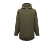 Unisex waterdichte gewatteerde jas modern fit 95 g/m² Iqoniq Thelon kleur khaki