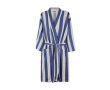 Hammam-stijl badjas van gerecycled katoen met S/M-pasvorm 200 g/m² kleur blauw