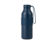 Dubbelwandige fles van gerecycled roestvrij staal 500 ml kleur marineblauw