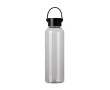 RPET-fles met minimalistisch design, stalen dop en handvat 550 ml kleur doorzichtig