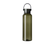 RPET-fles met minimalistisch design, stalen dop en handvat 550 ml kleur groen
