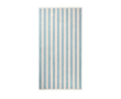 Strandhanddoek van gerecycled katoen met tweekleurige strepen 450 g/m² 80 x160 cm kleur lichtblauw