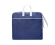 Draagbare opvouwbare strandstoel van polyester met 6 standen kleur marineblauw