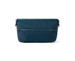 Uitschuifbare toilettas van gerecycled plastic met stevige rits 7L kleur marineblauw